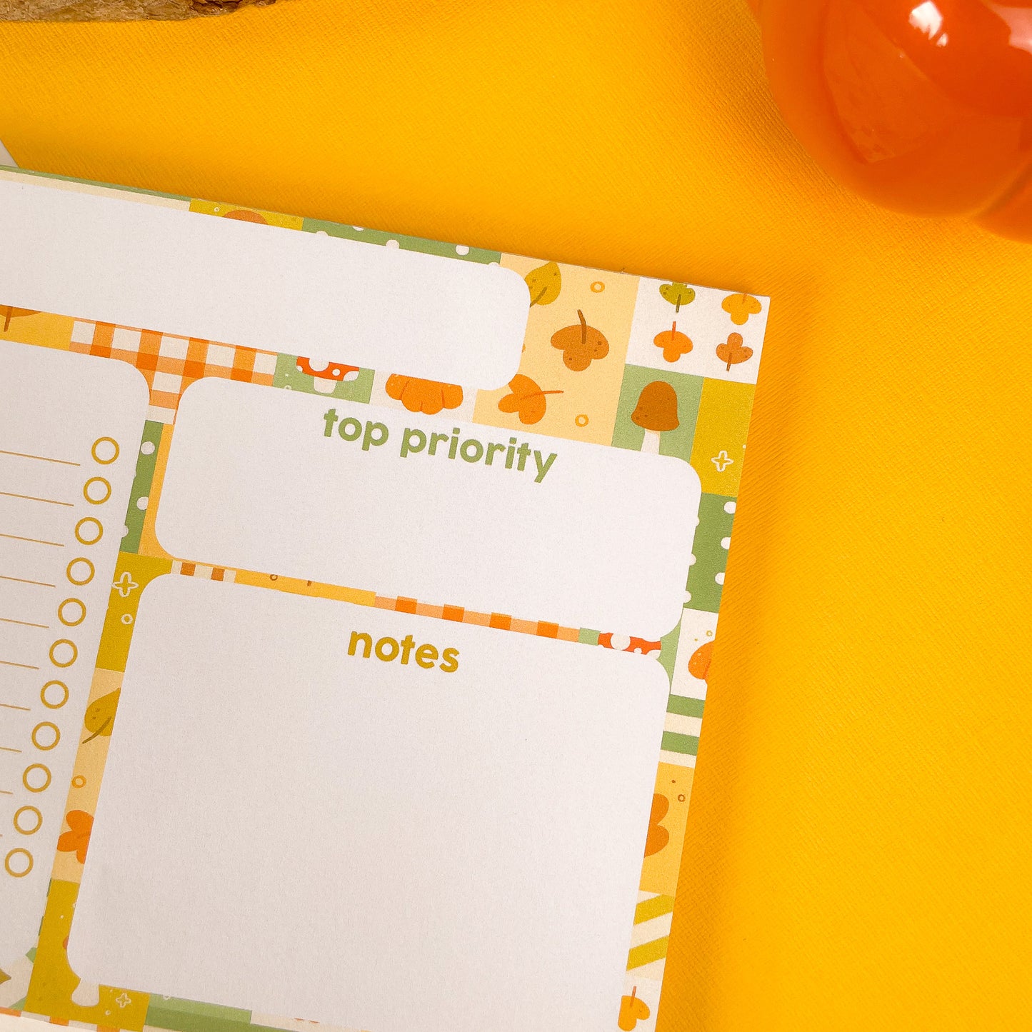 Cozy Patchwork A5 Daily Planner