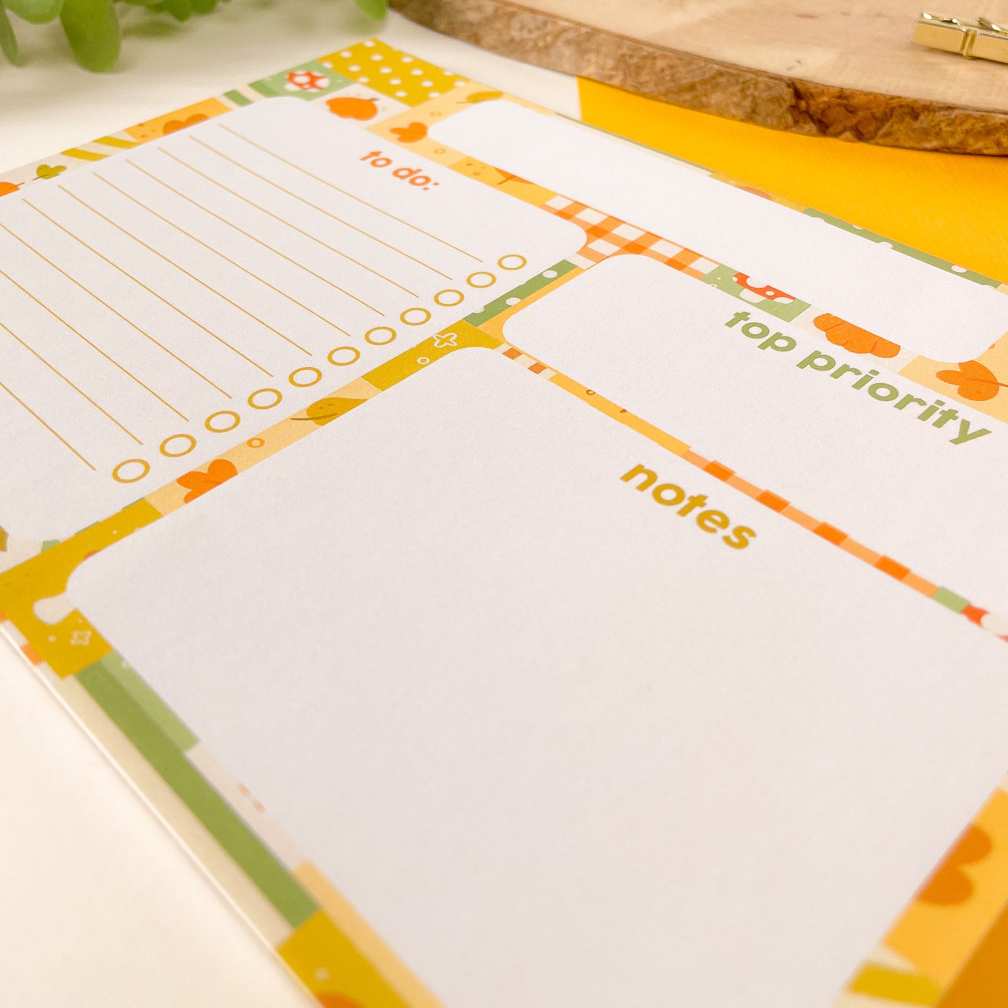 Cozy Patchwork A5 Daily Planner