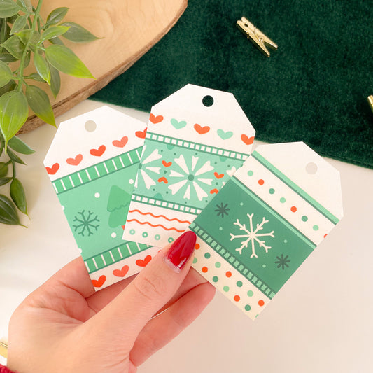 Winter Knits - Gift Tags (6 pcs)