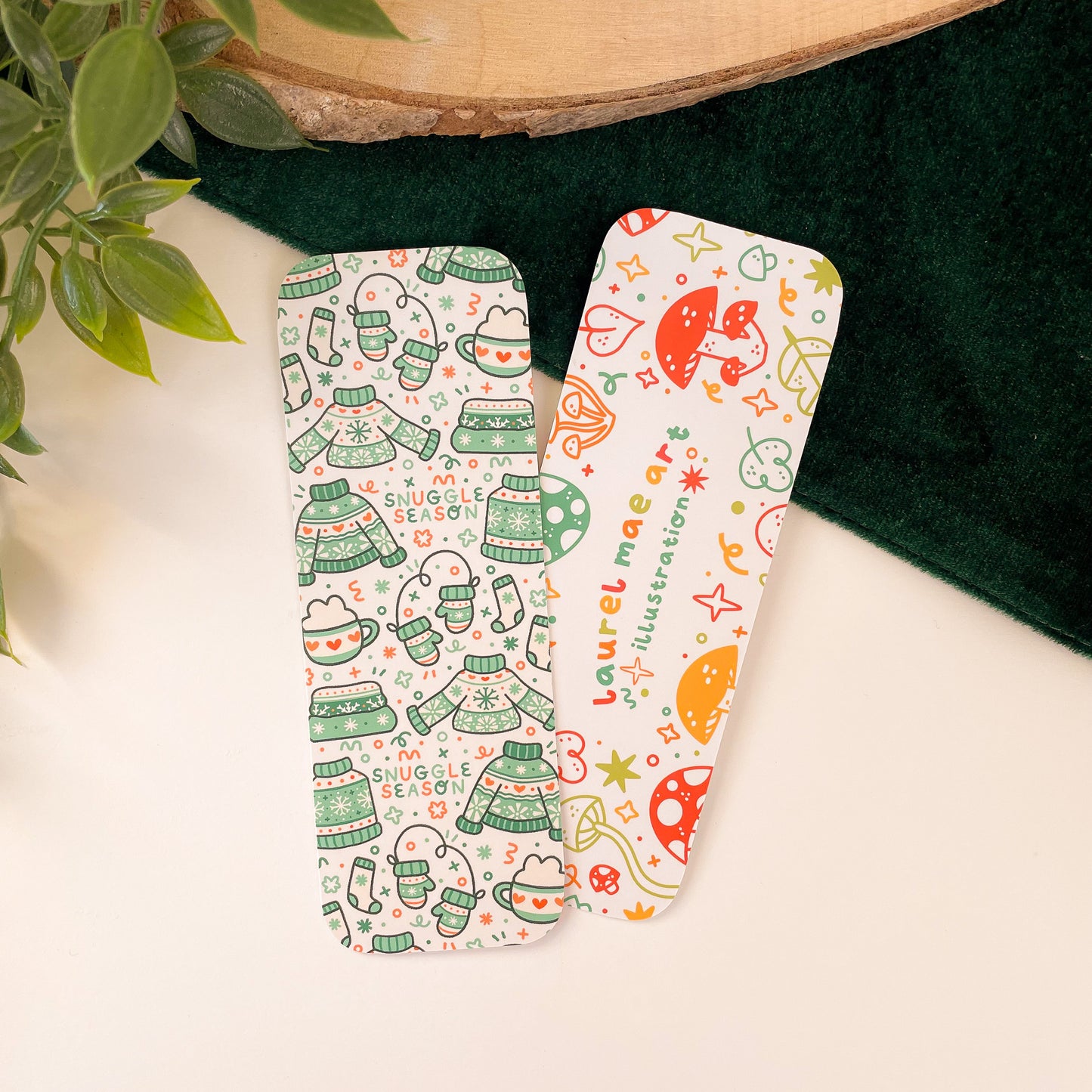 Sweater Weather (Blue) Bookmark