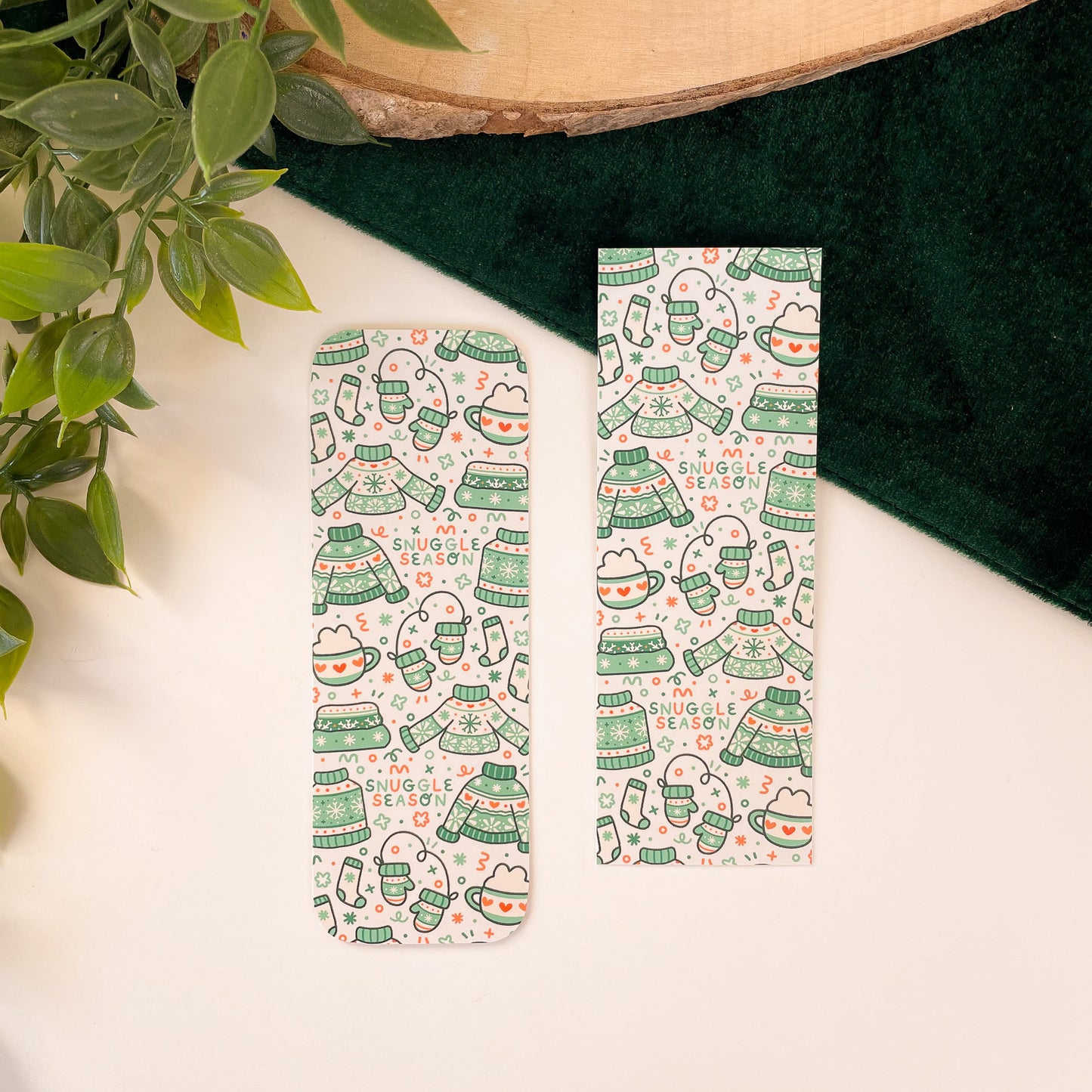 Sweater Weather (Blue) Bookmark