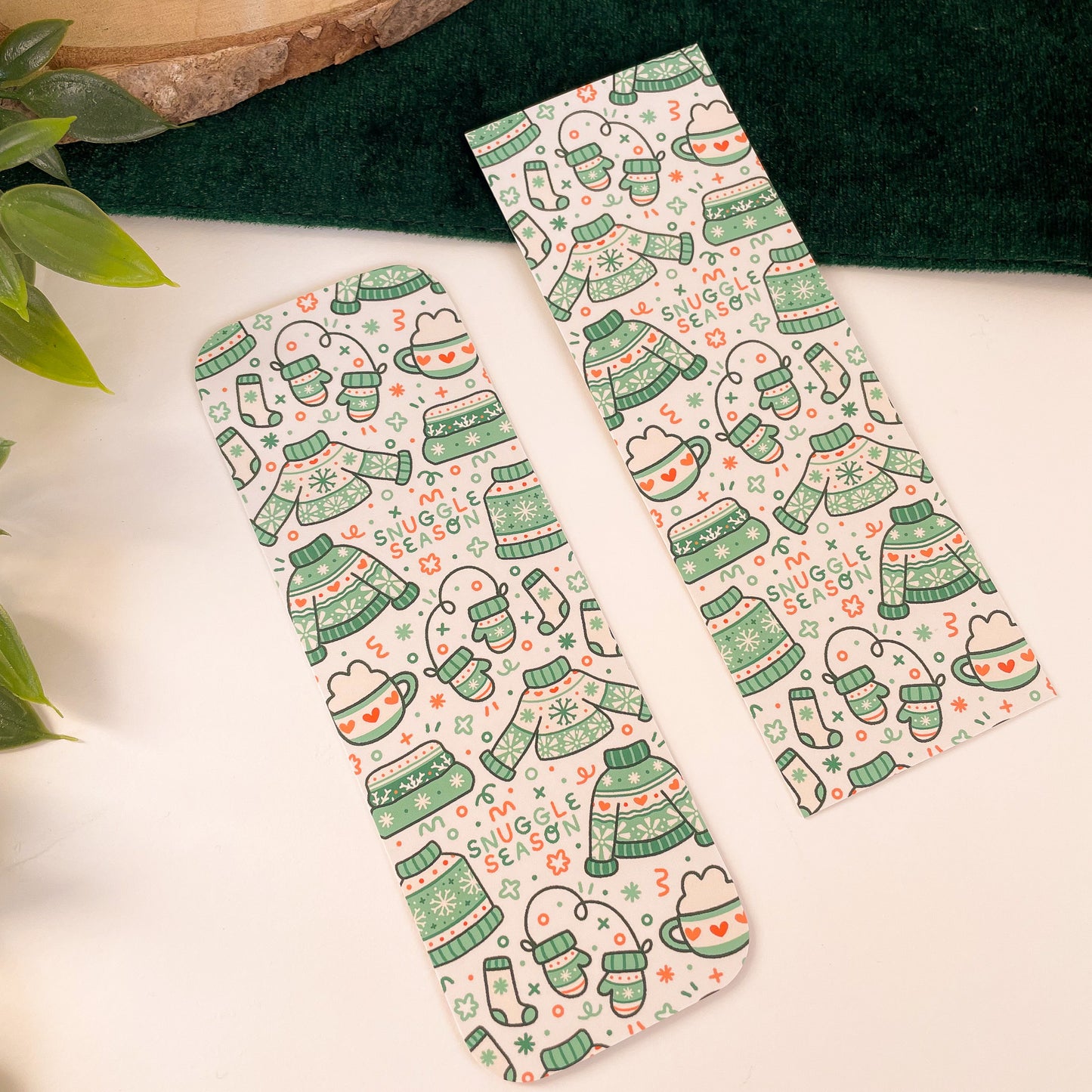 Sweater Weather (Blue) Bookmark
