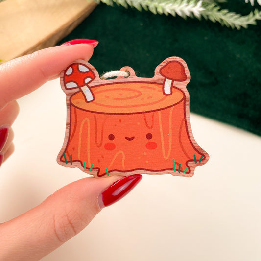 Little Tree Stump - Wooden Decoration