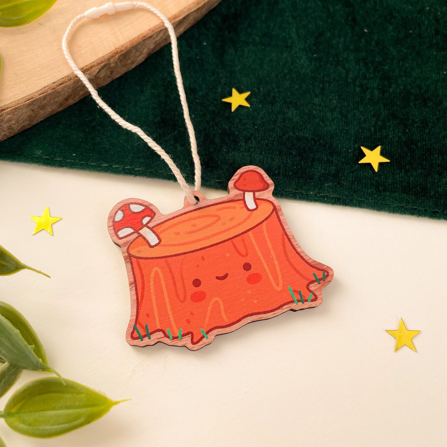 Little Tree Stump - Wooden Decoration
