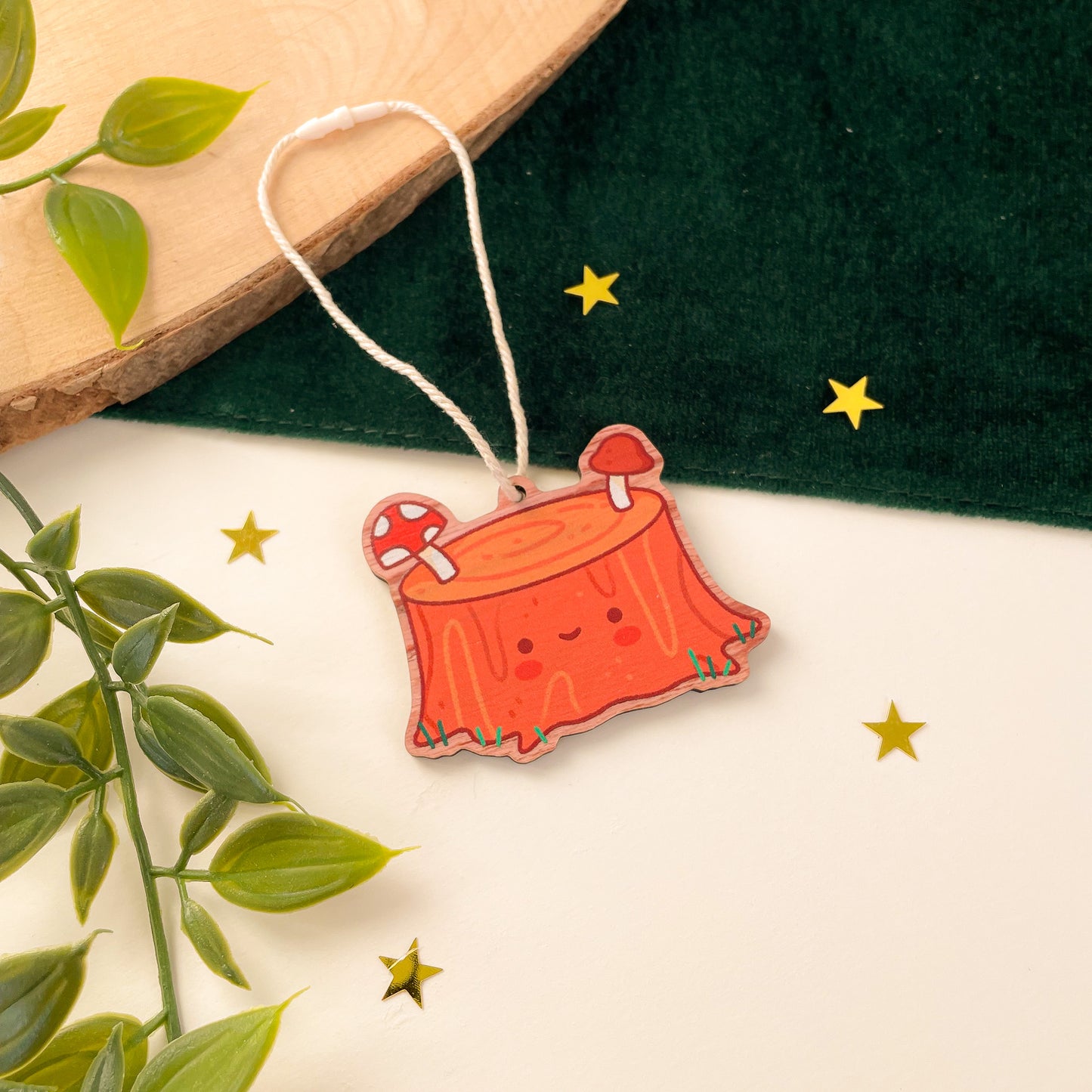 Little Tree Stump - Wooden Decoration