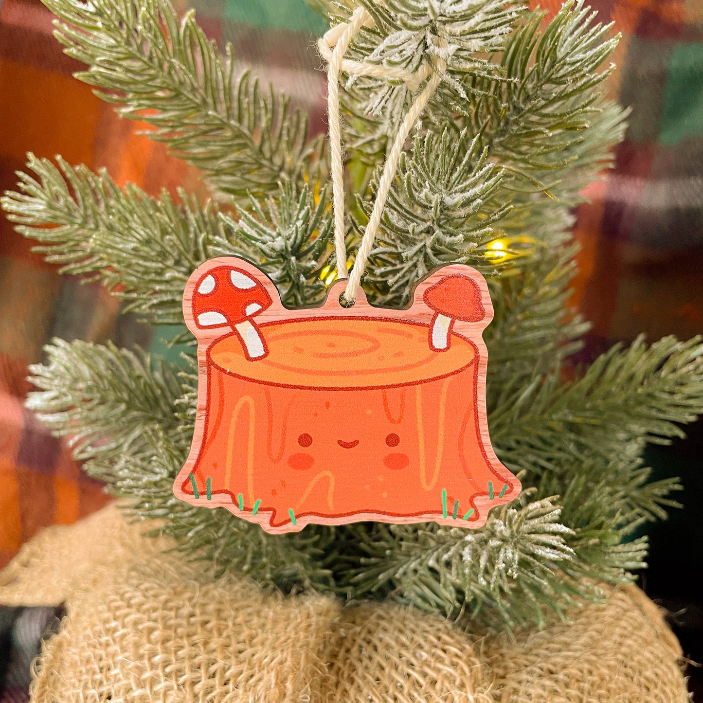 Little Tree Stump - Wooden Decoration