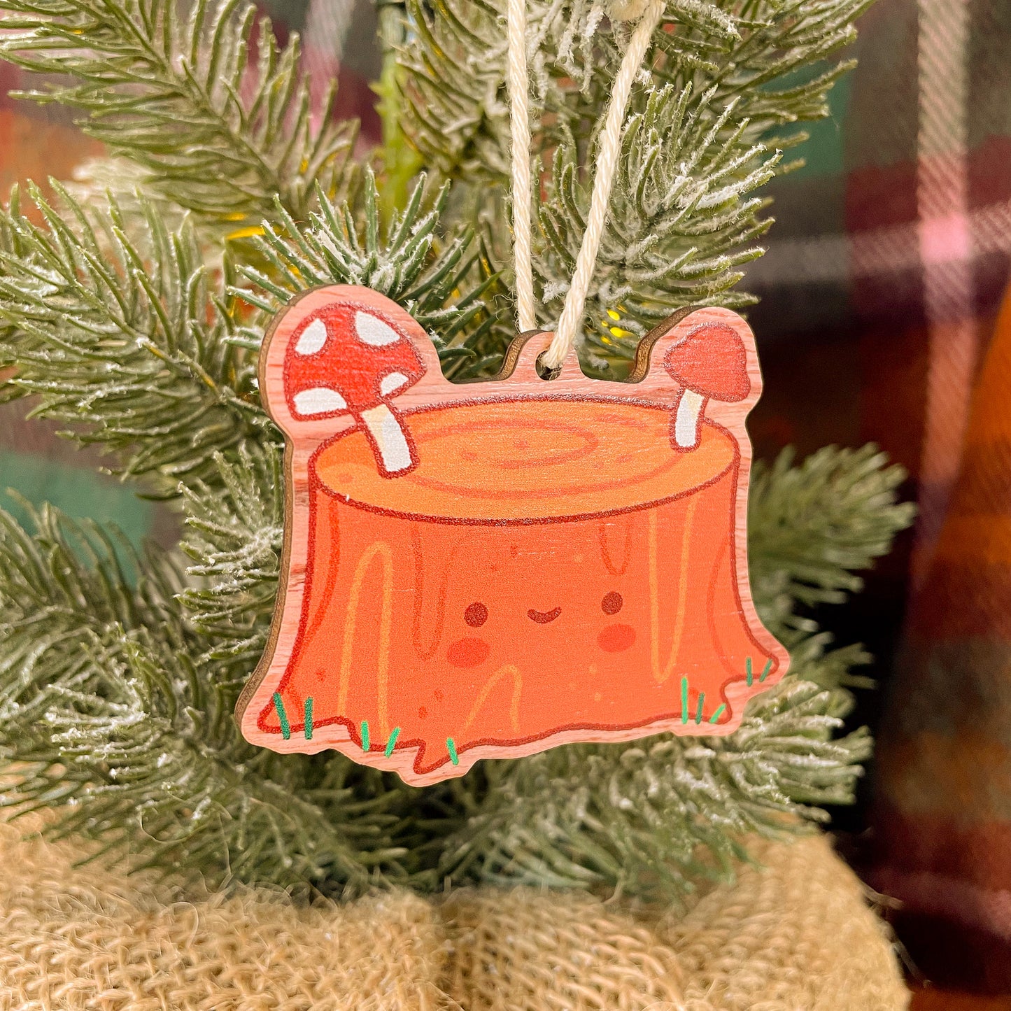 Little Tree Stump - Wooden Decoration