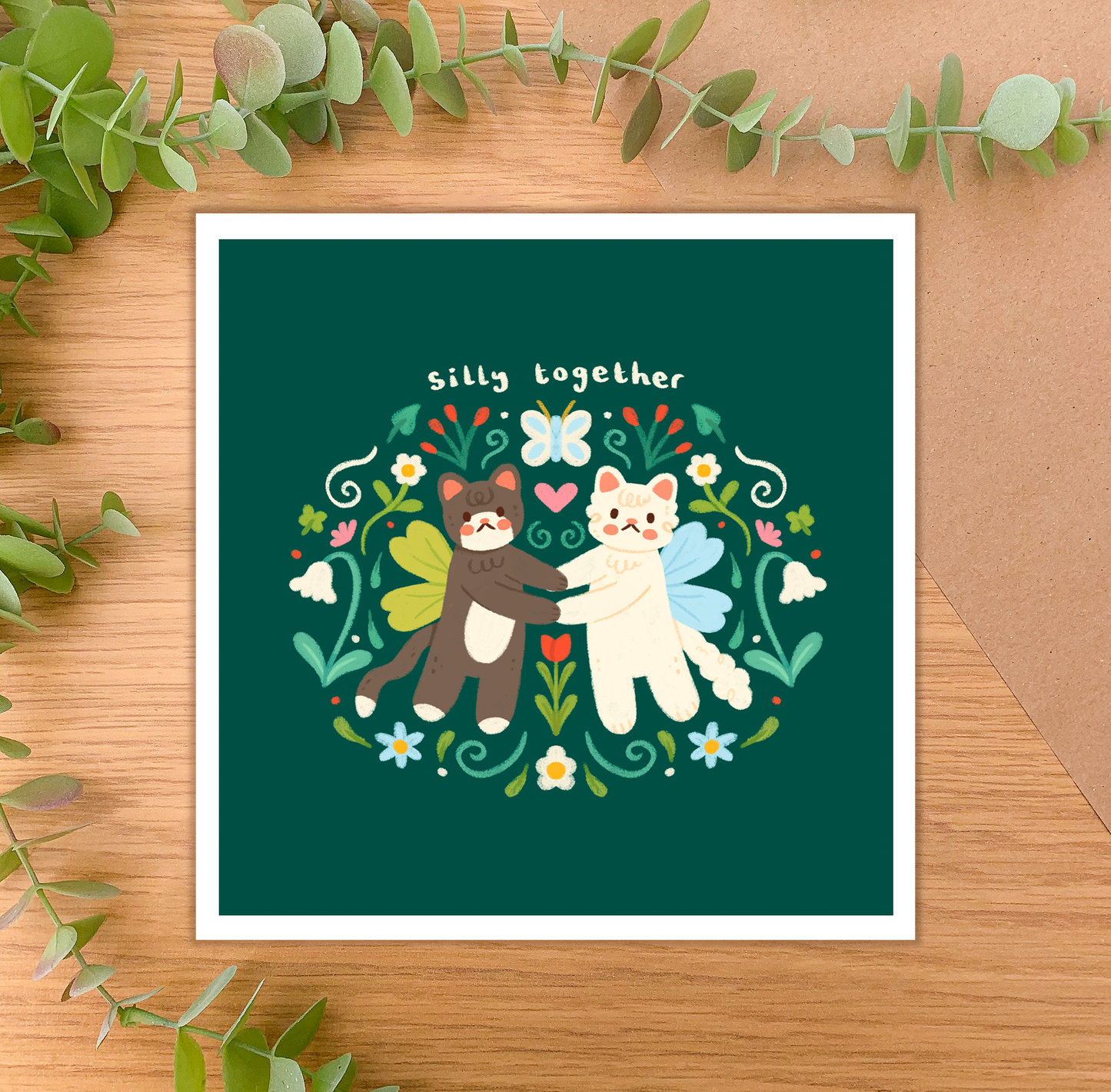 Silly Together - Square Art Print