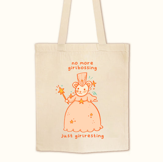 No More Girlbossing Tote Bag
