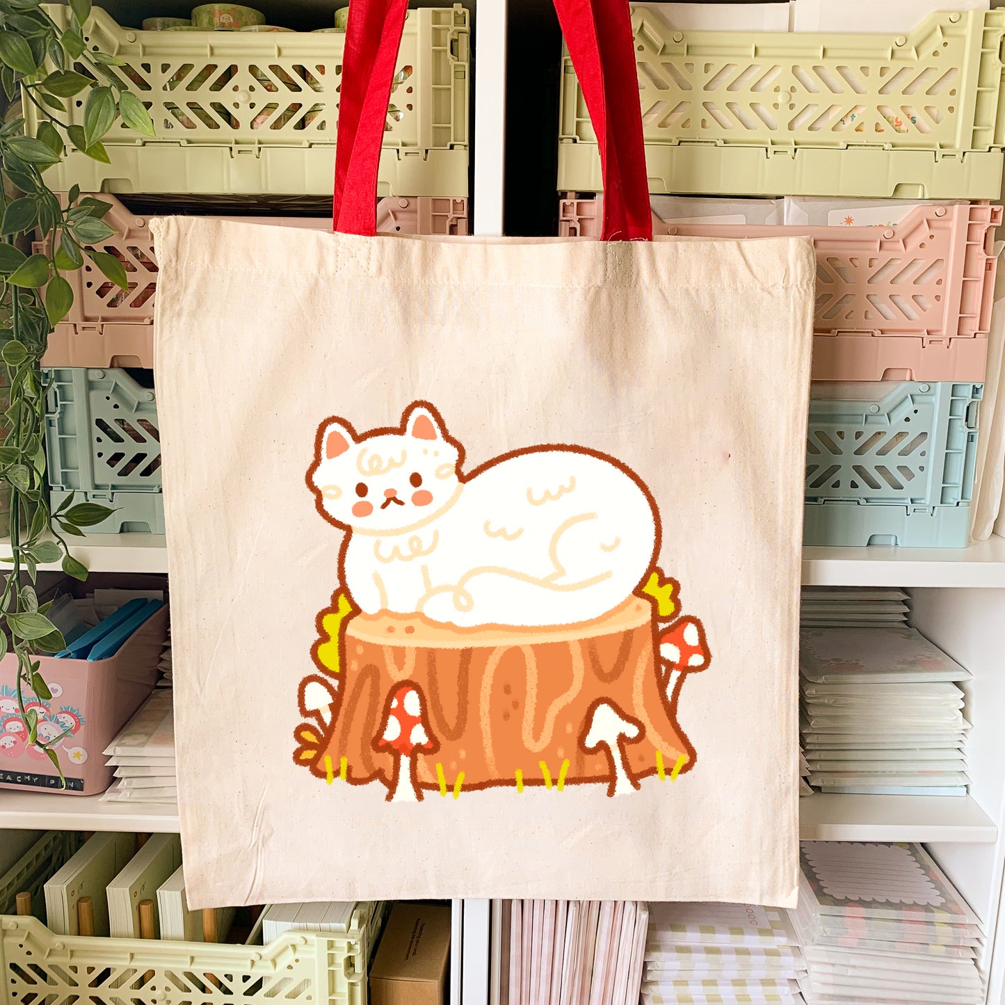 Autumnal Cat Tote Bag