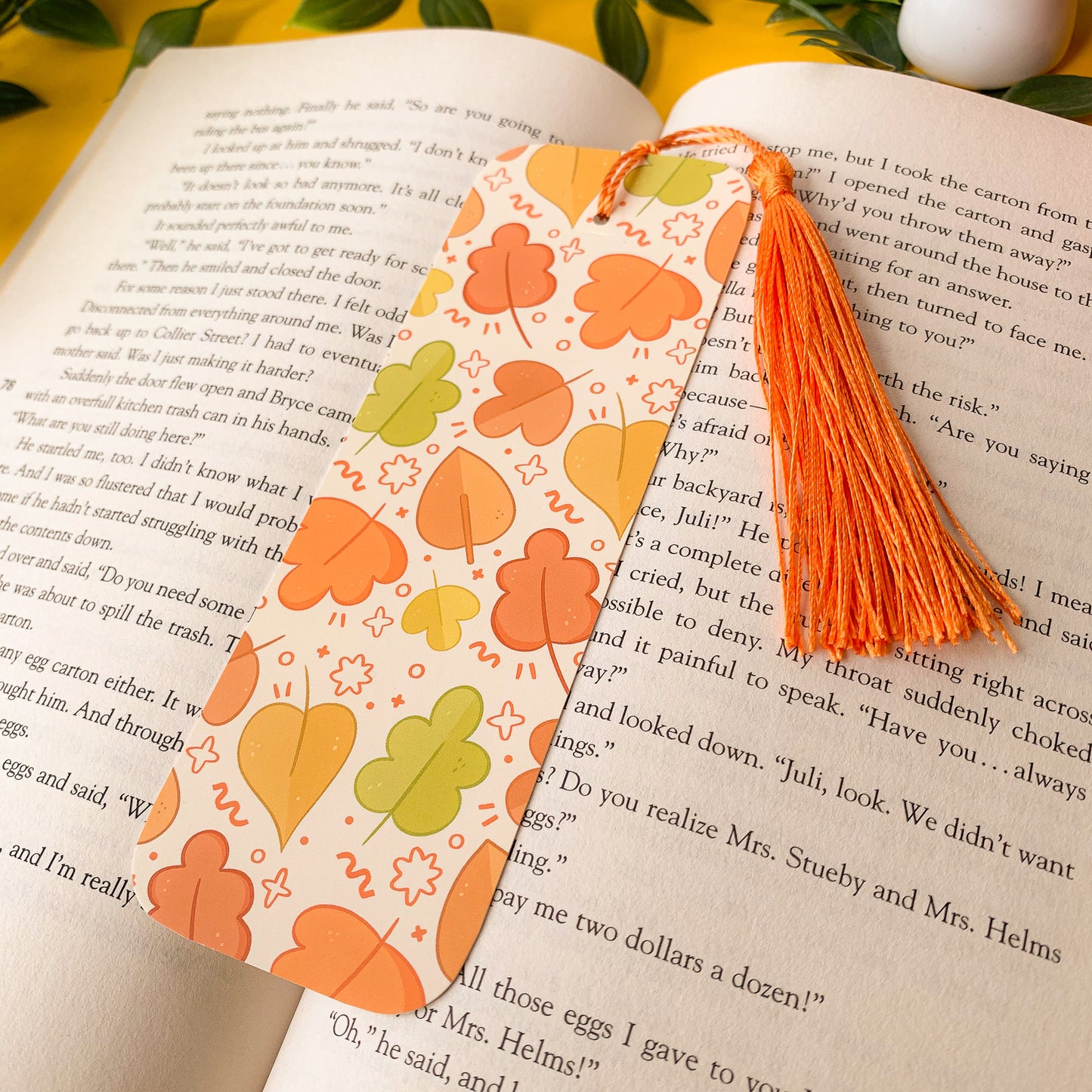 Autumn Leaves Bookmark