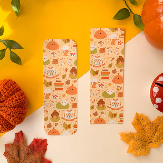 Autumn Essentials Bookmark
