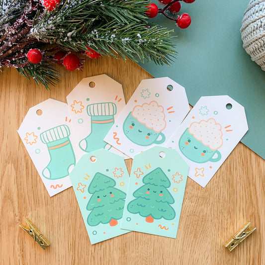 Cozy Christmas - Gift Tags (6 pcs)