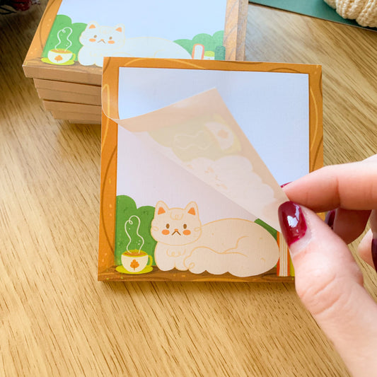 Cozy Cat Memo Pad