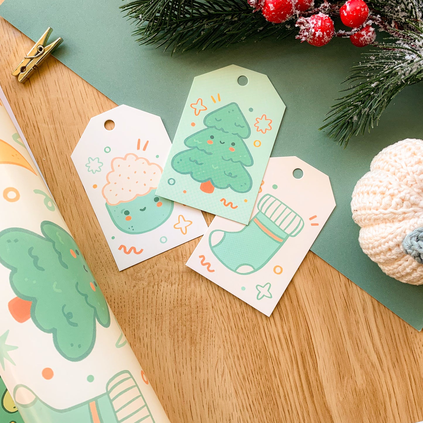 Cozy Christmas - Gift Tags (6 pcs)