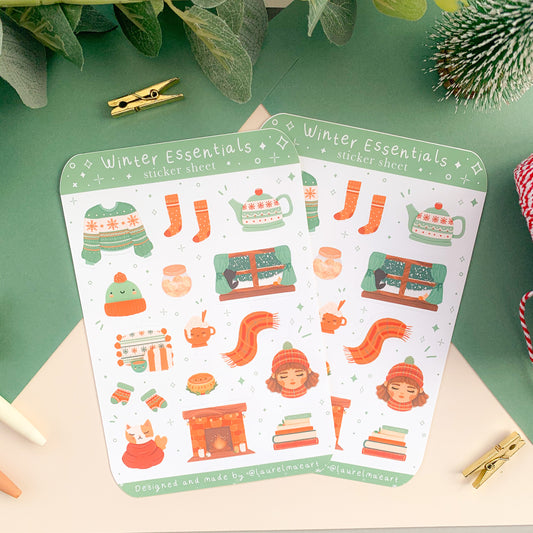 Winter Essentials - Sticker Sheet