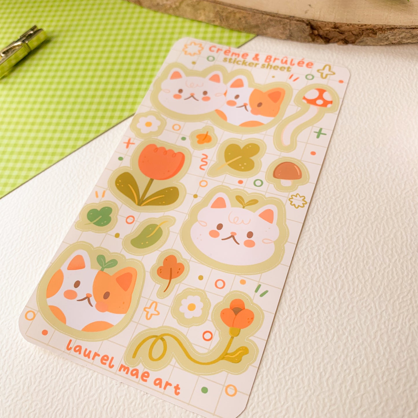 Crème & Brûlée - Mini Sticker Sheet