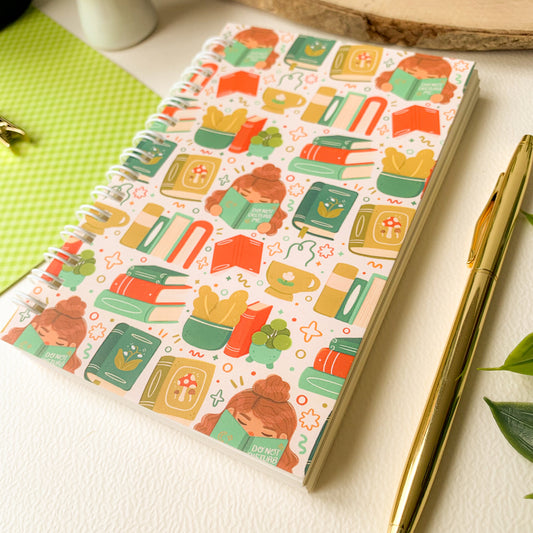 Book Lovers - A6 Spiral Bound Notebook