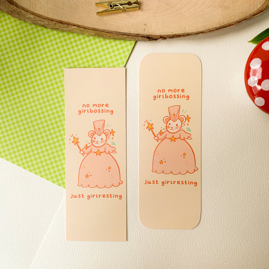 No More Girlbossing Bookmark