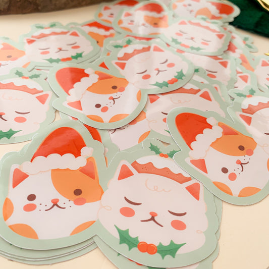 Festive Crème & Brûlée - Glossy Vinyl Sticker