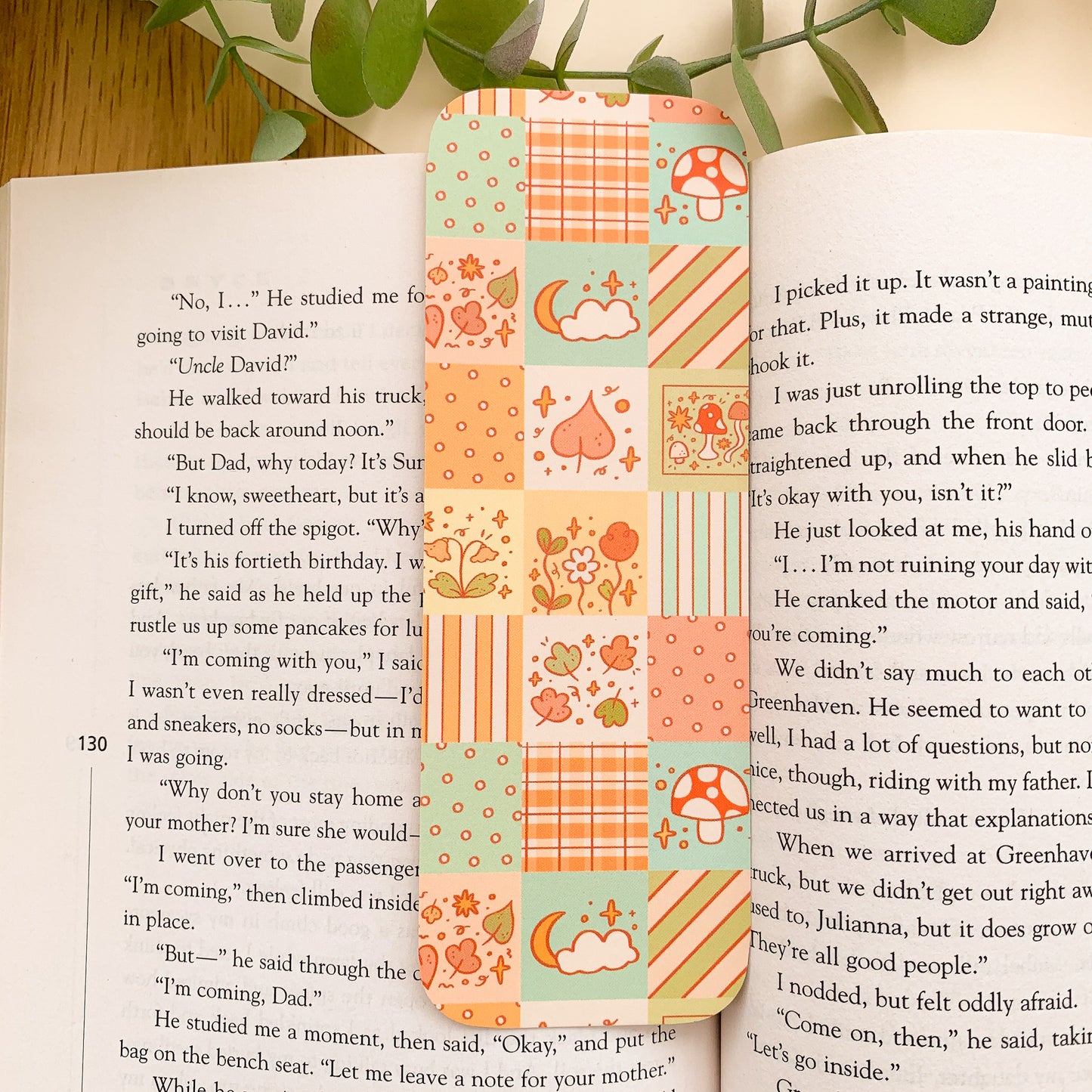 Pretty Patchwork Bookmark