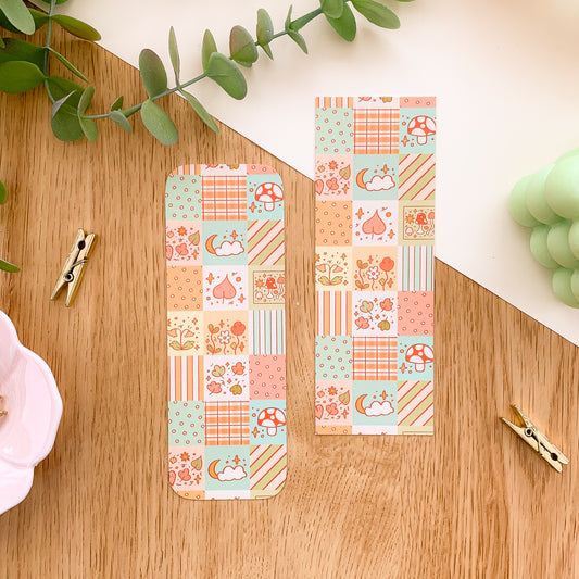 Pretty Patchwork Bookmark