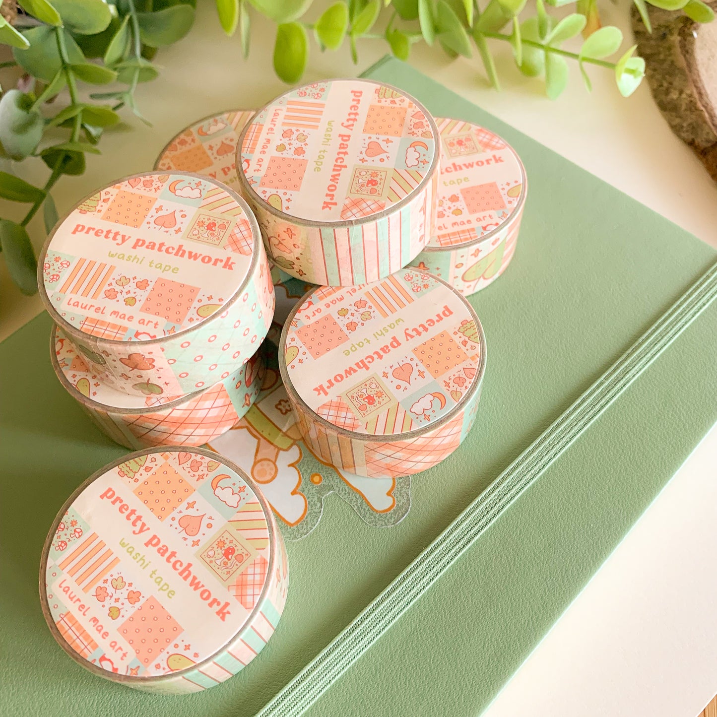 Pretty Patchwork - Chunky Washi Tape