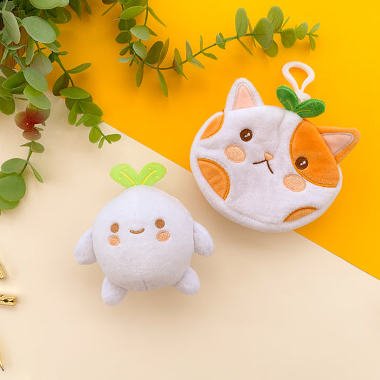 Brûlée Plush Coin Purse & Meebloo Plush Keychain - Set of Two