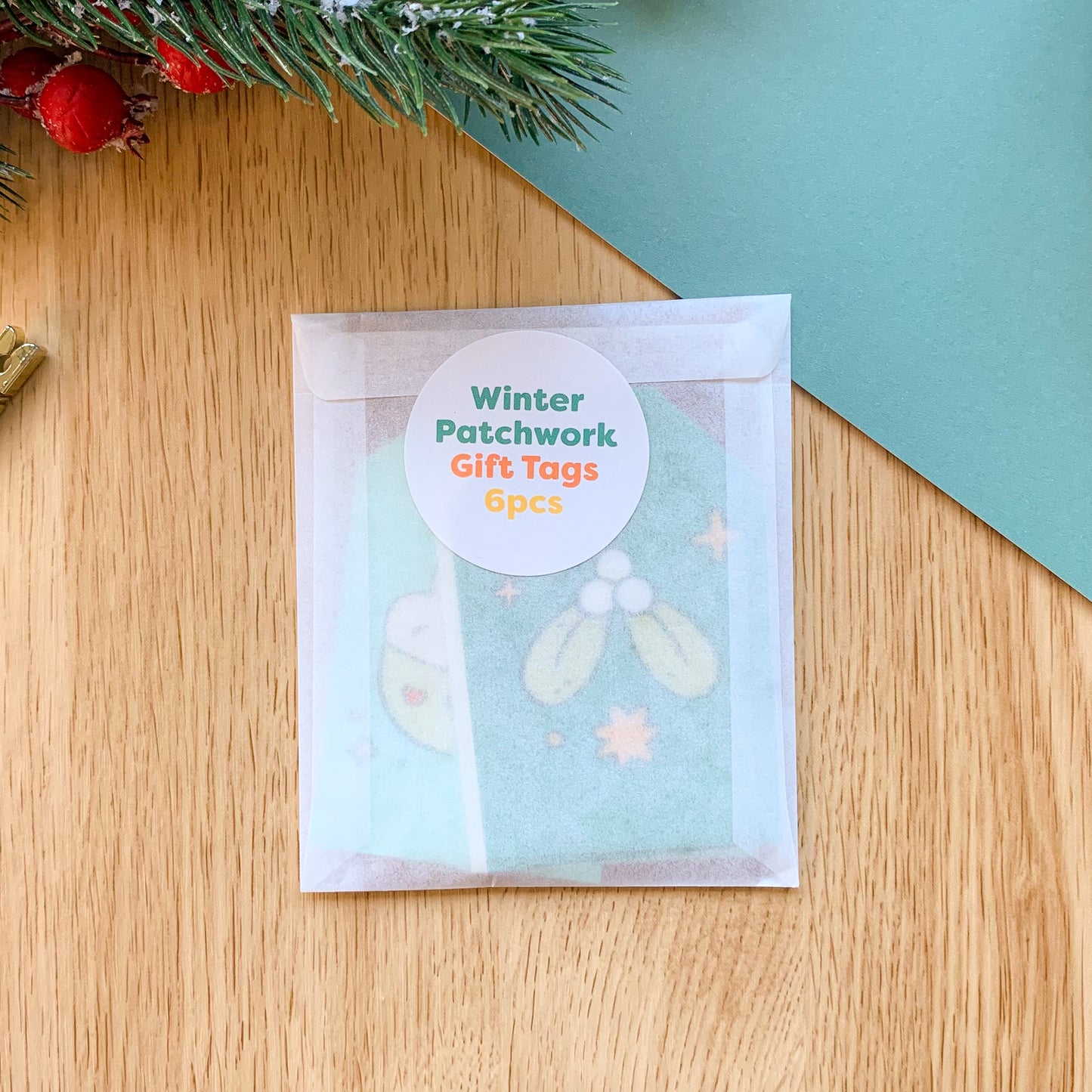 Winter Patchwork - Gift Tags (6 pcs)