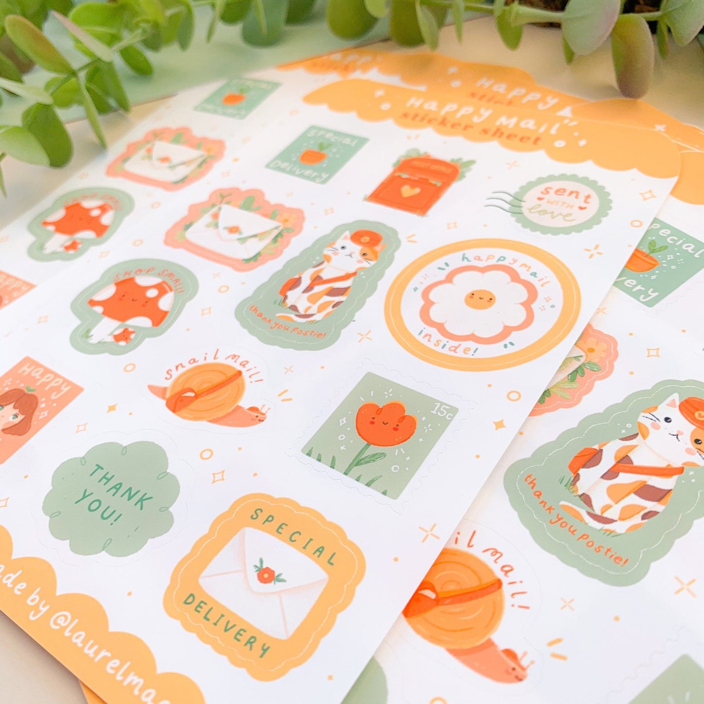 Happy Mail - Sticker Sheet