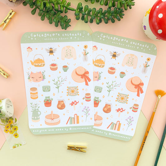 Cottagecore Cuteness - Sticker Sheet