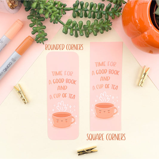 Time for a Good Book and a Cup of Tea Bookmark