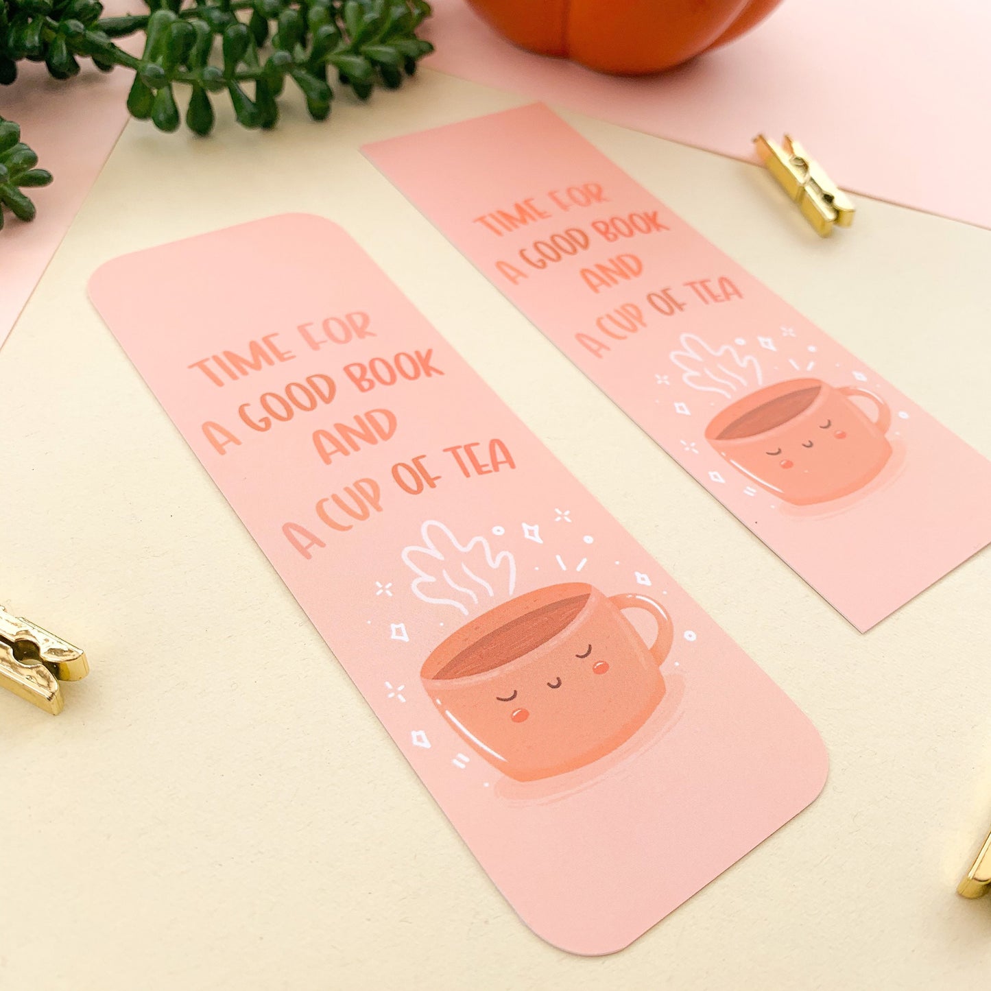 Time for a Good Book and a Cup of Tea Bookmark