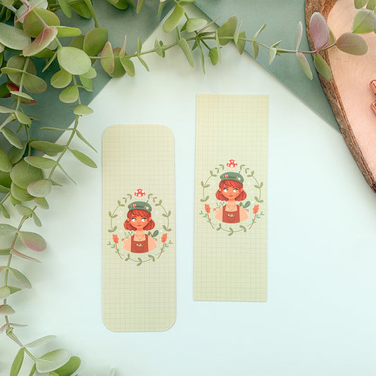 Cute Plant Girl Bookmark