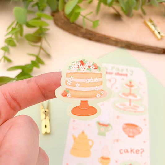 Tea Party - Mini Sticker Sheet