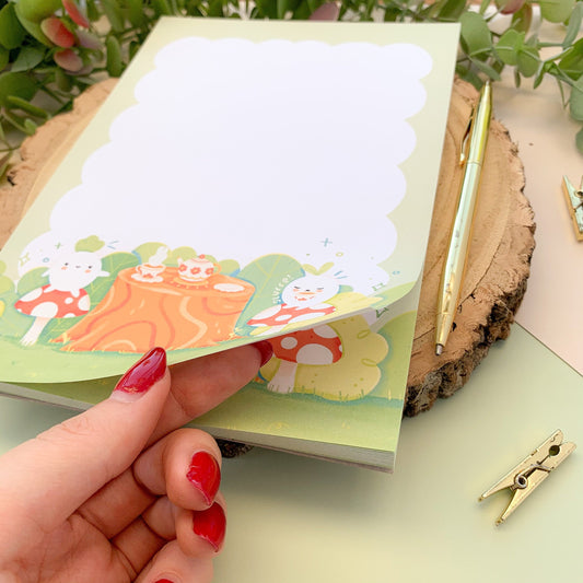 Tea Party Meebloos A5 Notepad