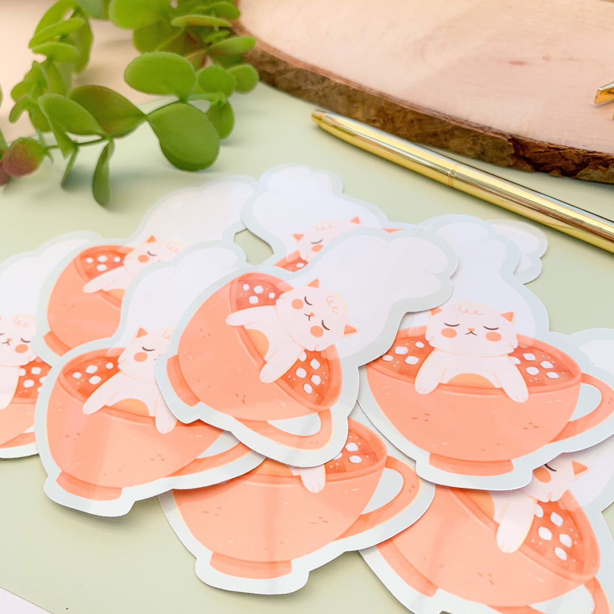 Hot Chocat - Glossy Sticker