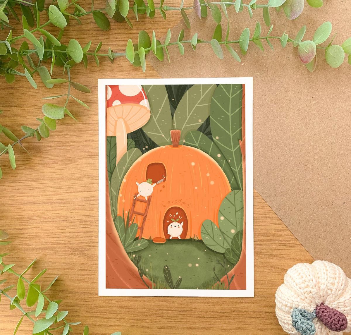 Pumpkin Carving - Art Print