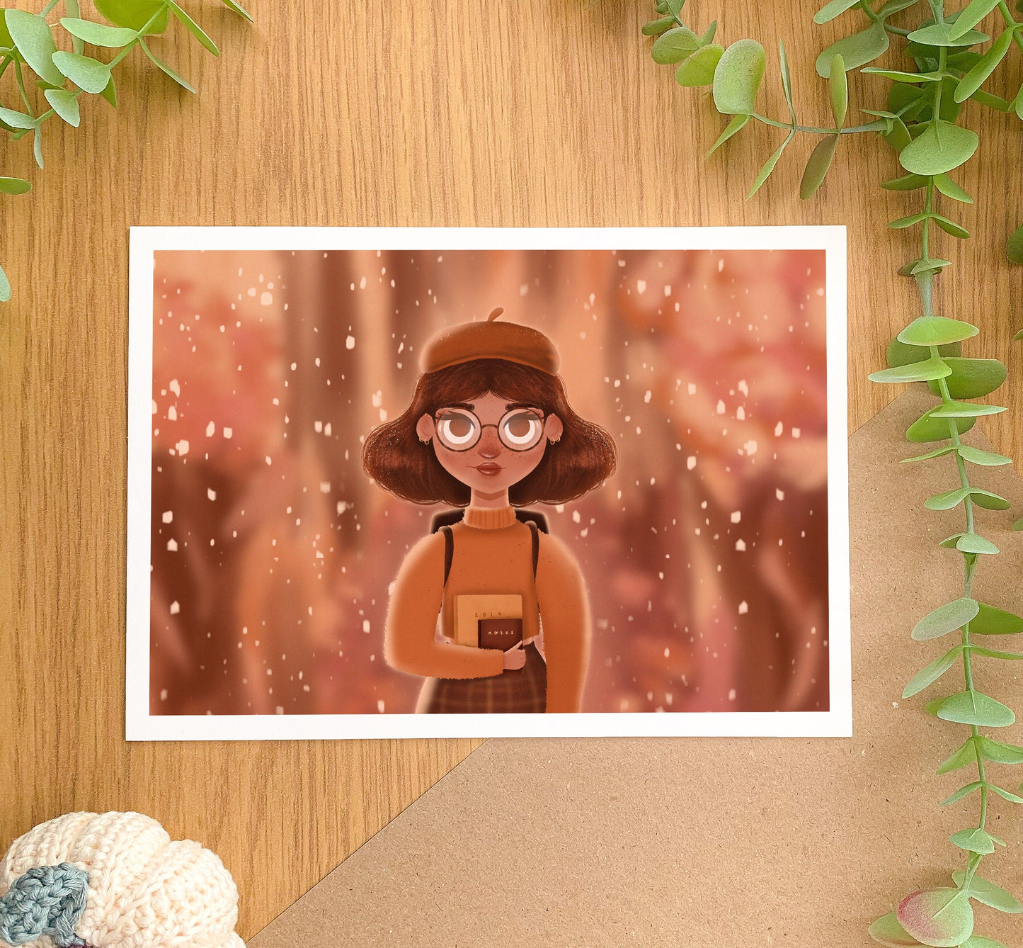 Autumnal Girl - Art Print