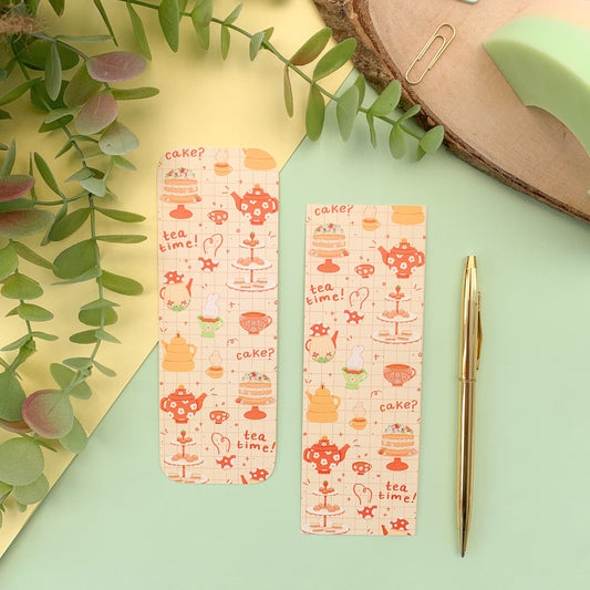 Tea Party Bookmark