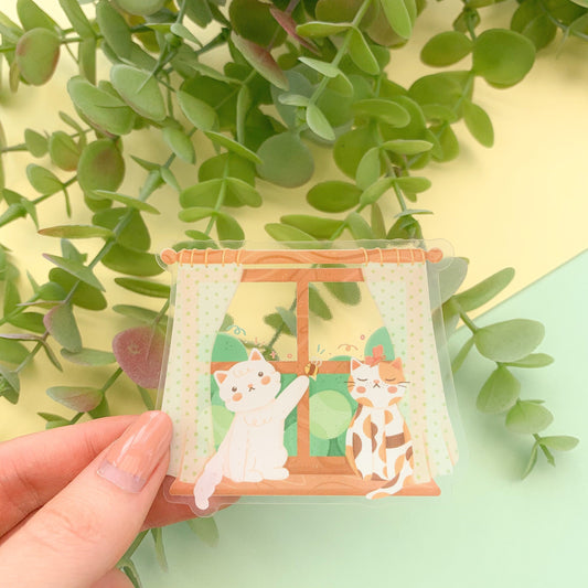 Cute Critters - Clear Vinyl Sticker