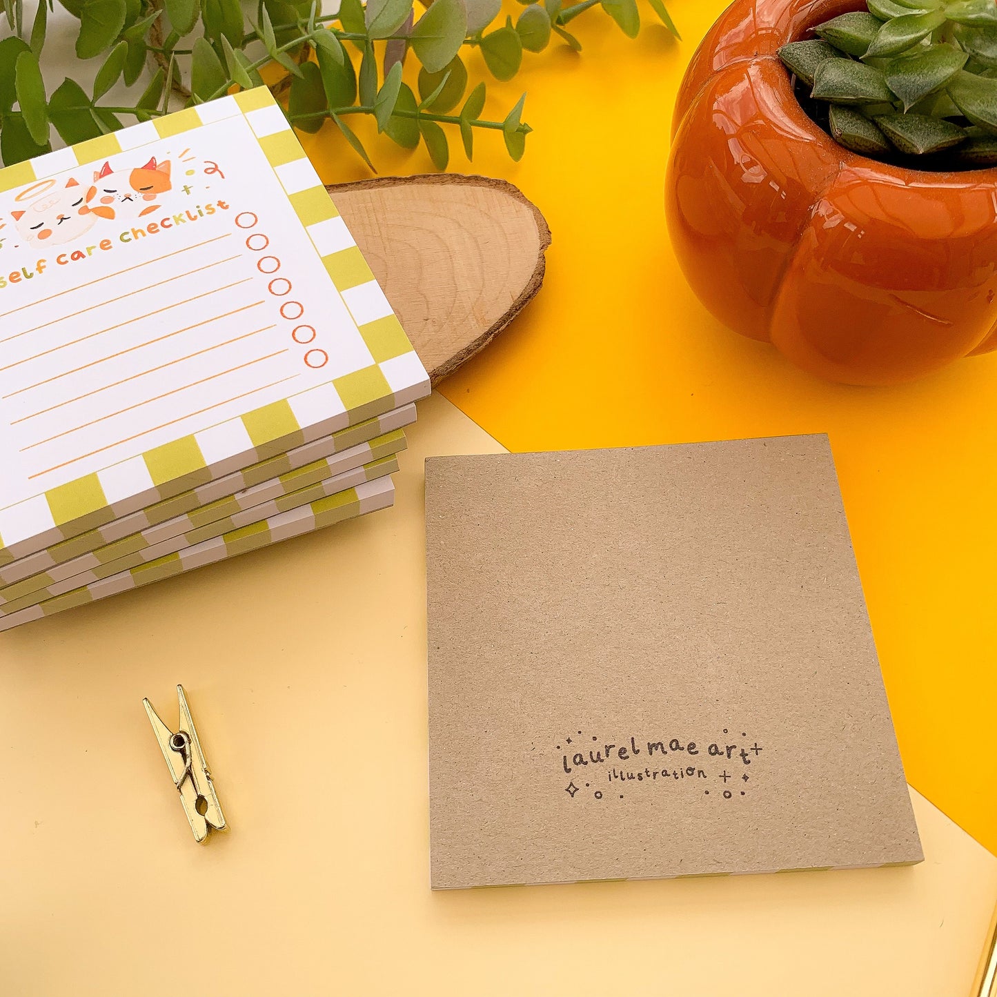 Spooky Cats Selfcare Memo Pad