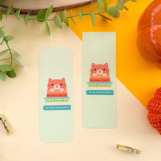 Bookstack Cat Bookmark
