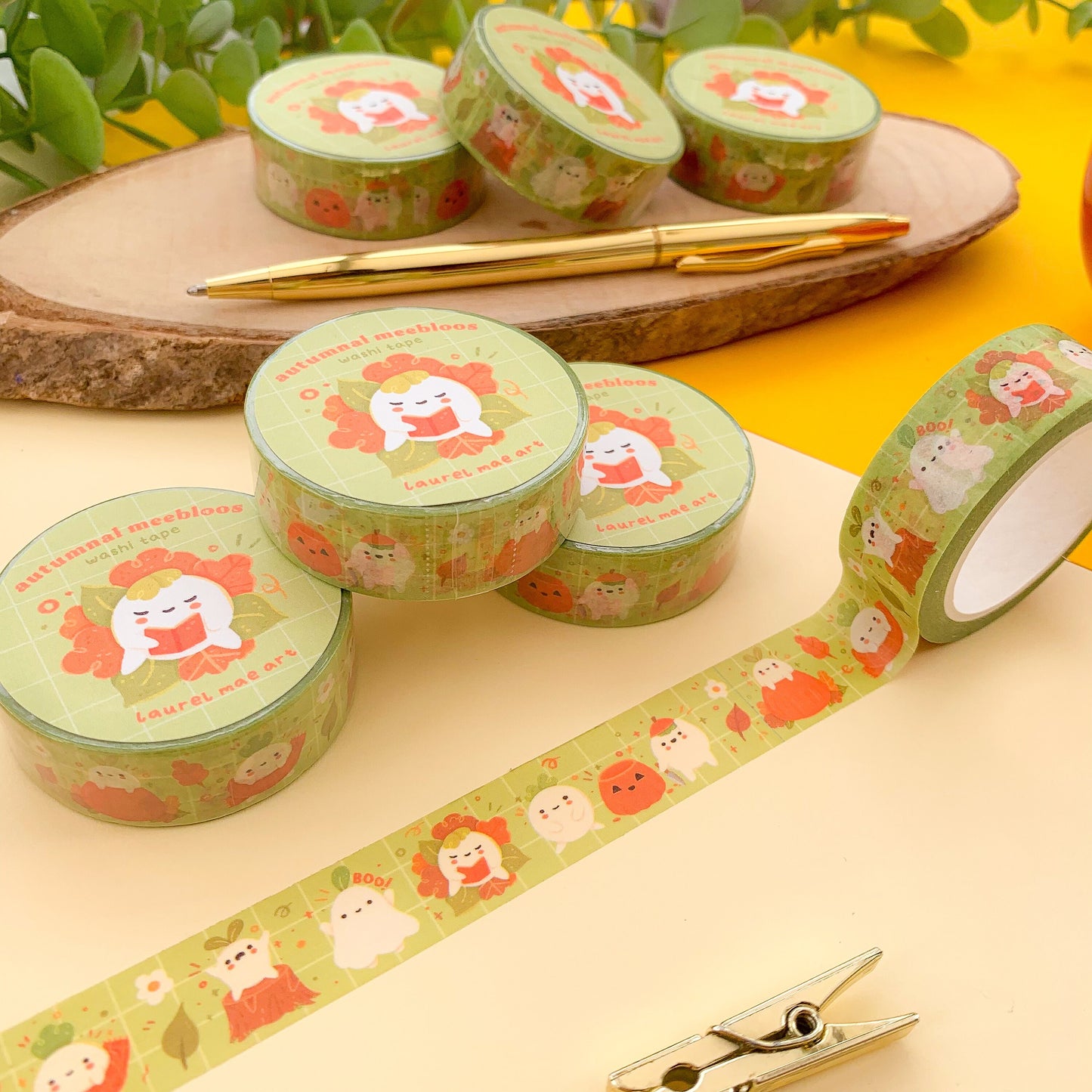 Autumnal Meebloos - Washi Tape