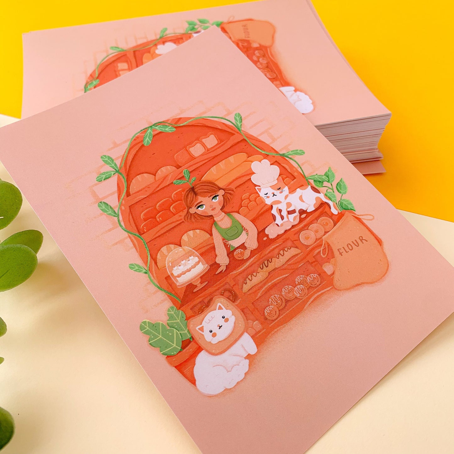 Crème & Brûlée's Bakery - Old Thank You Card