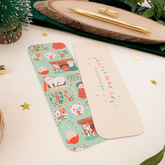 Cozy Crème & Brûlée Bookmark