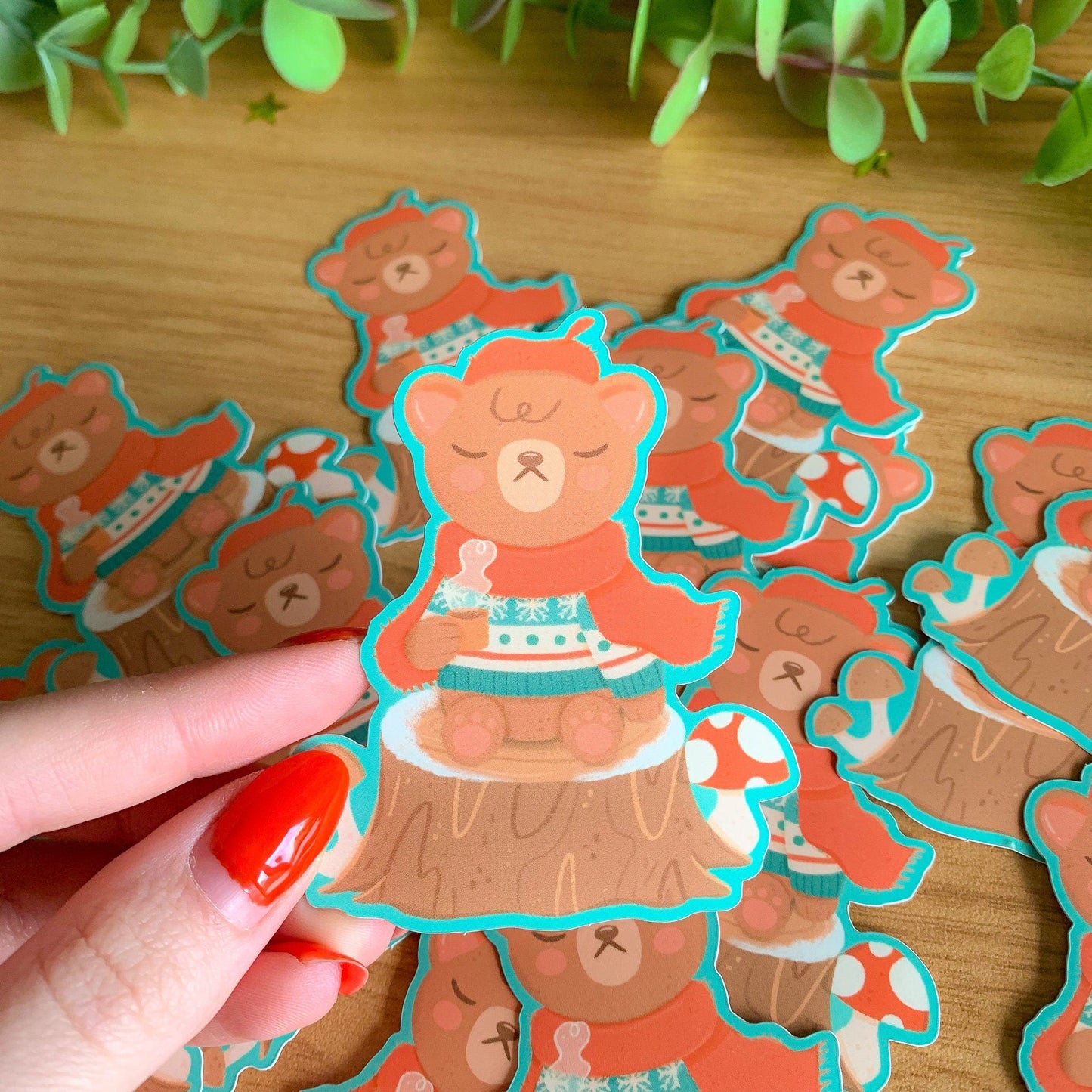 Winter Bear - Limited Edition Patreon vinyl sticker