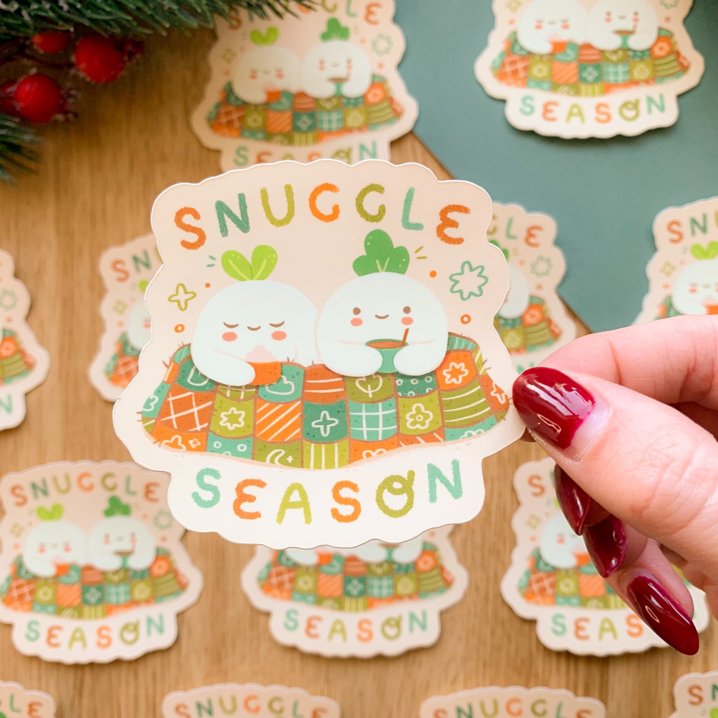 Snuggle Season - Matte Vinyl Sticker