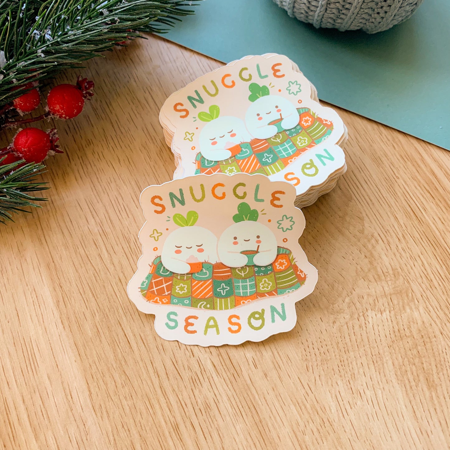 Snuggle Season - Matte Vinyl Sticker