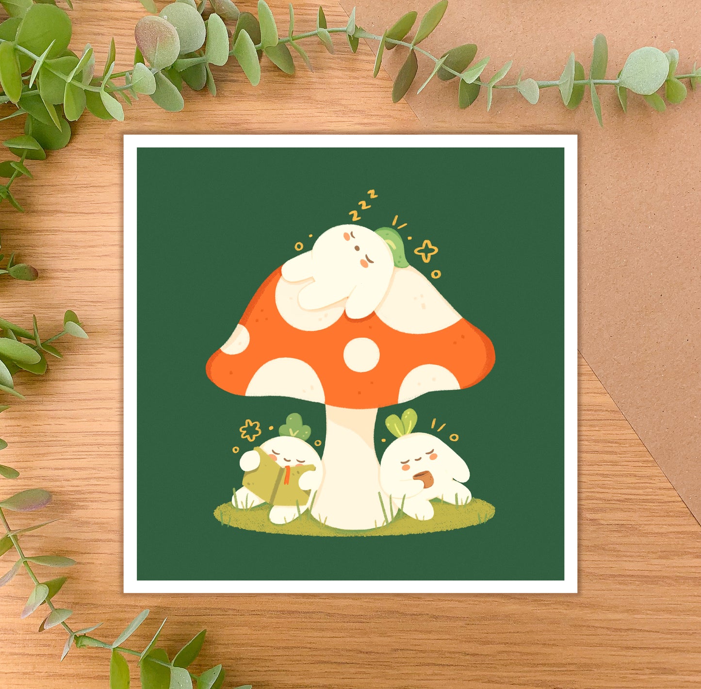 Recharging Meebloos - Square Art Print